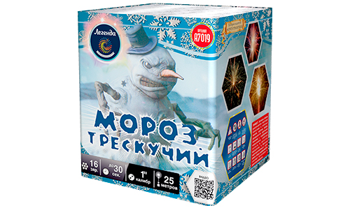  Батарея салютов Мороз трескучий  в Томске